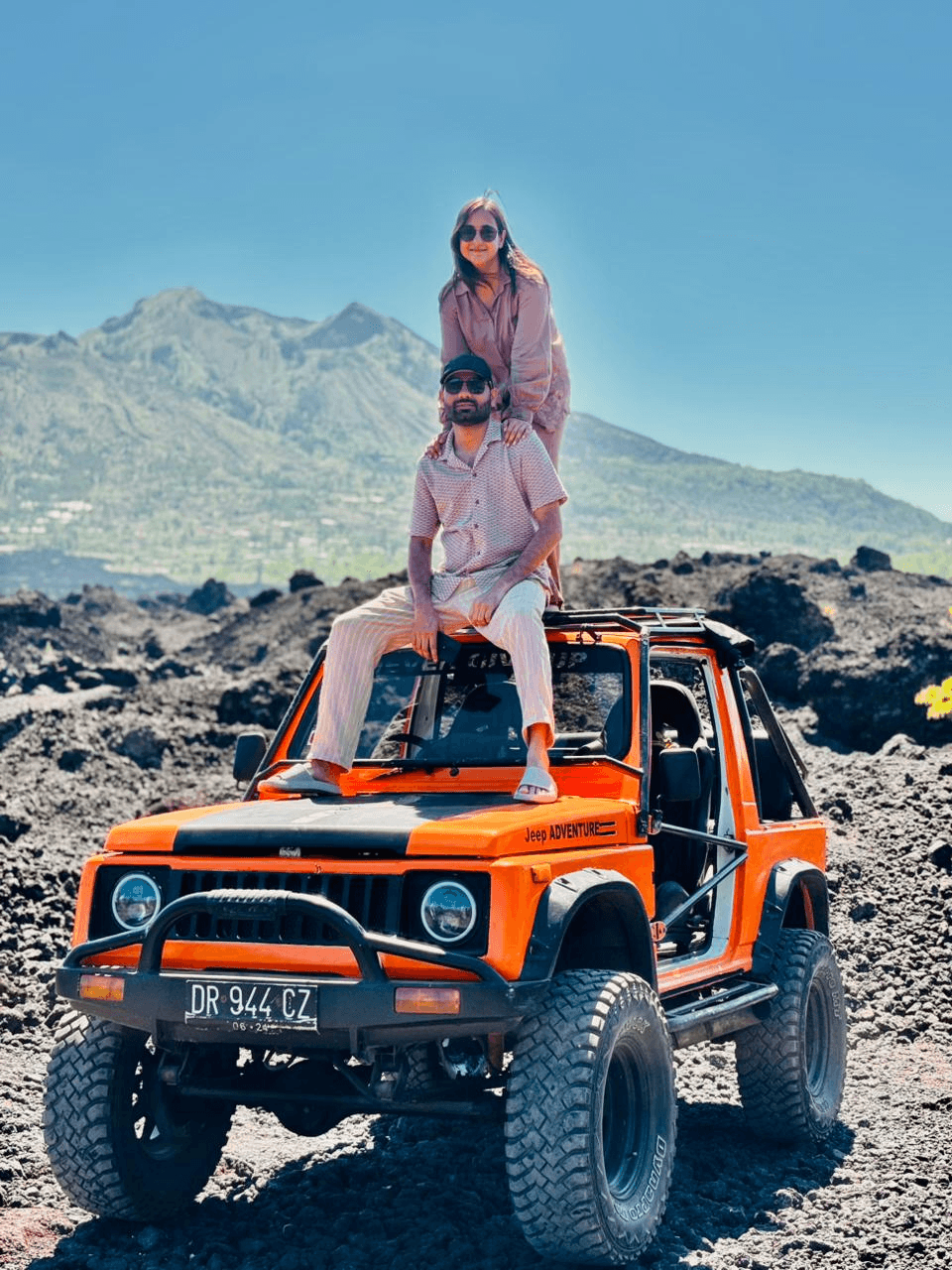Mount Batur lava fields